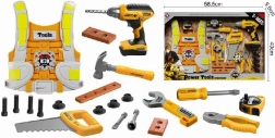 Sæt med børneværktøj med vest