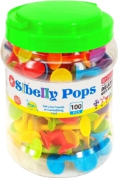 Legesæt med sugekopper StBelly Pops 100 stk.