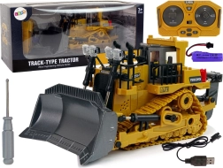 RC bulldozer 2,4 GHz med bevægelig skovl