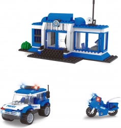 Kompatibelt byggesæt BLOXO politistation 194 stk.