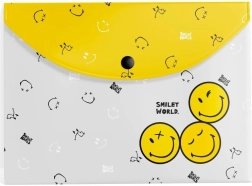Dokumentmappe med trykknap A5 Smiley World