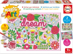 Educa maling efter tal – blomster