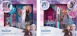 Dekorativt dagbogssæt DISNEY FROZEN – dagbog, klistermærker og tilbehør