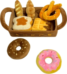 Magisk børne plyskurv med bagværk