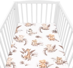 Bomuldslagen til tremmeseng New Baby Safari 120 × 60 cm