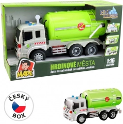 Tankbil med svinghjul med lys og lyd