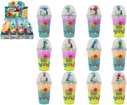 slim med en sympatisk dinosaur Slimy