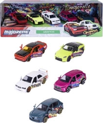 Majorette graffiti gavesæt 5 biler 1:64