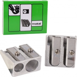 Dobbelt metalspidser til tynde og tykke farveblyanter