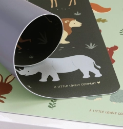 A Little Lovely Company dækkeserviet med savannens dyr