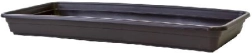Plastbakke til altankasse Lobelia 50 cm brun