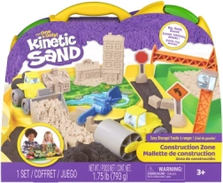 Kinetic Sand kinetisk sand byggeplads med tilbehør 793 g