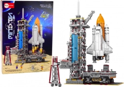 Byggesæt Rumstation med raket og satellitter