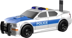 Politibil med lys- og lydeffekter, 15,5 cm
