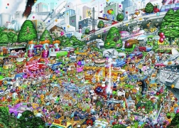 Puslespil Jeg elsker bagagerumssalg 1000 brikker fra Gibsons