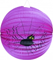 Halloween-lampion edderkop 25 cm