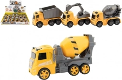 Plast byggelastbil med friktion 10 cm – 3 varianter