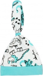 Baby bomuldshue–tørklæde NICOL Dinosaur