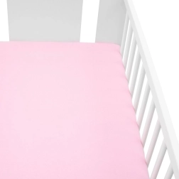 New Baby jerseylagen til tremmeseng 120 × 60 cm, pink