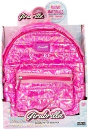 Rygsæk GIRABRILLA mørkerosa 22 cm