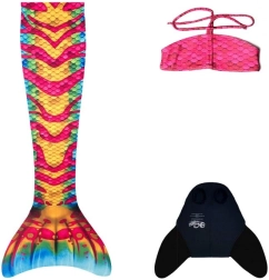 Havfruehale Aquaris Koral S med monofinne og bikini