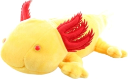 Plysbamse axolotl gul 30 cm eco‑friendly