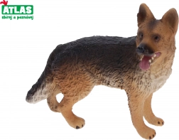 Figur af schæferhund 6 cm