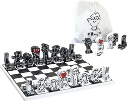 Træskak VILAC – design KEITH HARING