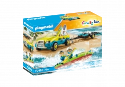 PLAYMOBIL FAMILY FUN strandbil med bådtrailer