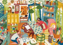 Puslespil Renoverings Værksted 1000 brikker