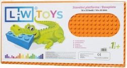 Orange byggeplade JUNIOR 16x32 punkter