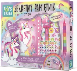 Dagbog med hemmelige beskeder Unicorn