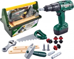 Stor værktøjssæt til børn Woopie med boremaskine, 15 dele