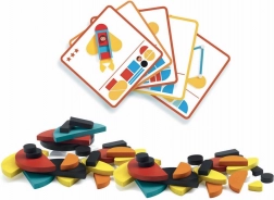 Magnetisk puslespil Transportmidler til børn