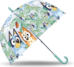 Gennemsigtig manuel paraply BLUEY 46 cm