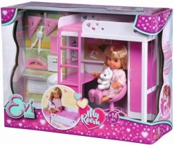 Evi Love mit værelse – hemseseng med skrivebord og tilbehør