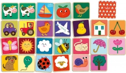 Træmemoryspil Dyr på gården