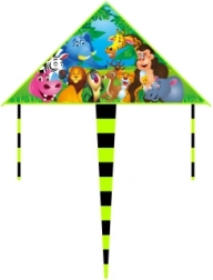 Flyvende drage Safari af nylon 125 × 63 cm