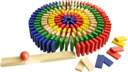 Trædomino i farver, 400 brikker – 2Kids Toys