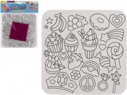 Kreativt sæt til magi med glitrende folie billeder