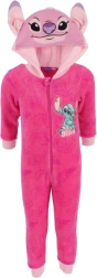 Børne heldragt onesie med hætte STITCH 3 i 1 122/128