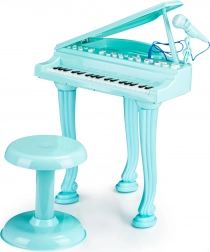 Børne-tangenter med mikrofon og MP3-afspiller