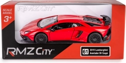 Metal modelbil Lamborghini Aventador Superveloce 1:36 rød – RMZ City