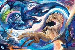 Puslespil Drager dag og nat