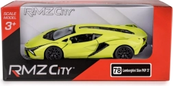 Metalmodel RMZ City Lamborghini Sian Hologram 1:39 grøn med åbnebare døre
