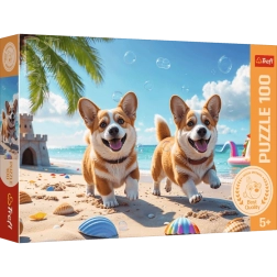 Puzzle Trefl Corgi – hund 100 brikker
