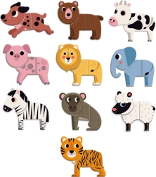 Vilac Træmagnetiske Sjove Dyr