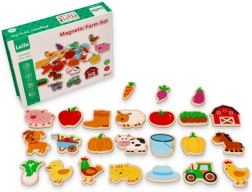 Magneter Farm - Sæt med 24 stk