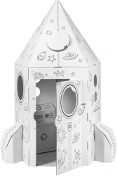 Kartondraket til børn til selv montering