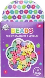 Sæt perler – blomster + 1 meter snor